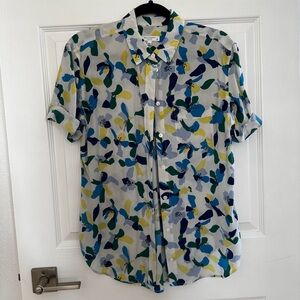 Equipment Silk Floral Print Betty Top